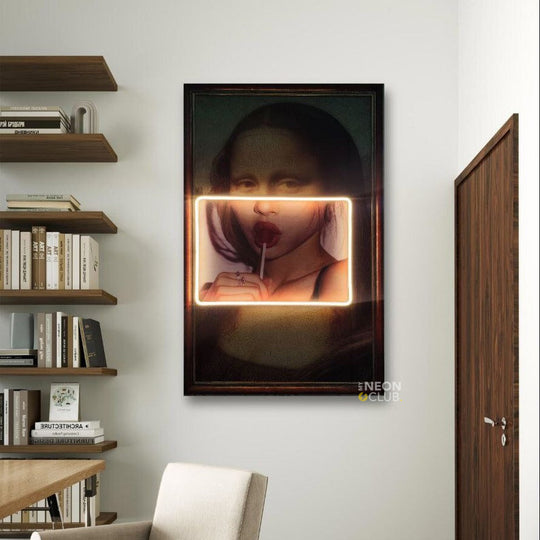 فن البوب النيون الموناليزا