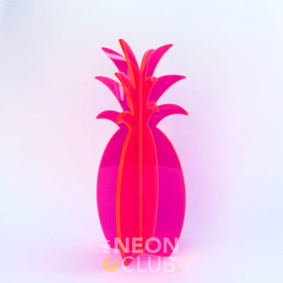 تمثال أكريليك نيون - أناناس