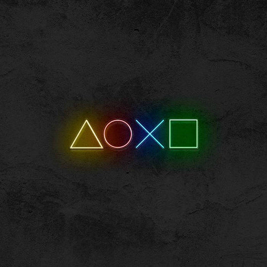 أزرار PS نيون 🎮