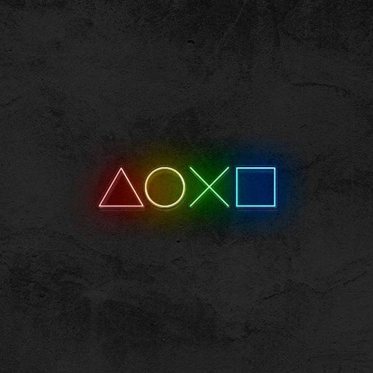 أزرار PS نيون 🎮