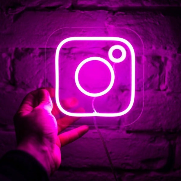INSTAGRAM Néon Personnalisé | Enseigne LED Au Maroc – MyNeonClub