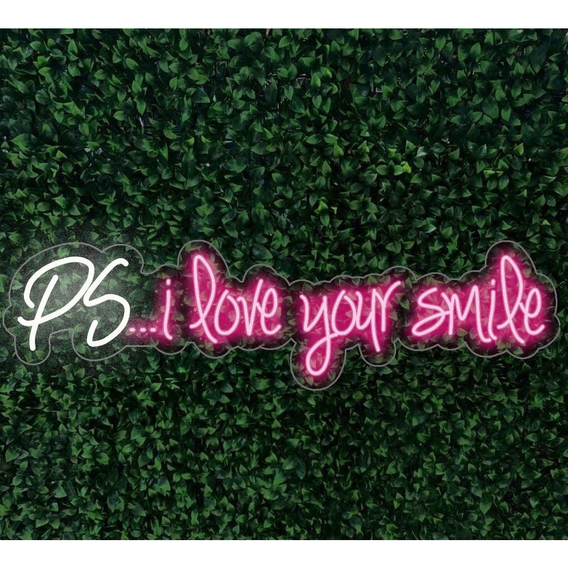 PS.. I love your smile Néon Personnalisé | Enseigne LED Au Maroc – MyNeonClub