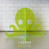 Sculpture en Acrylique Néon - Octopus