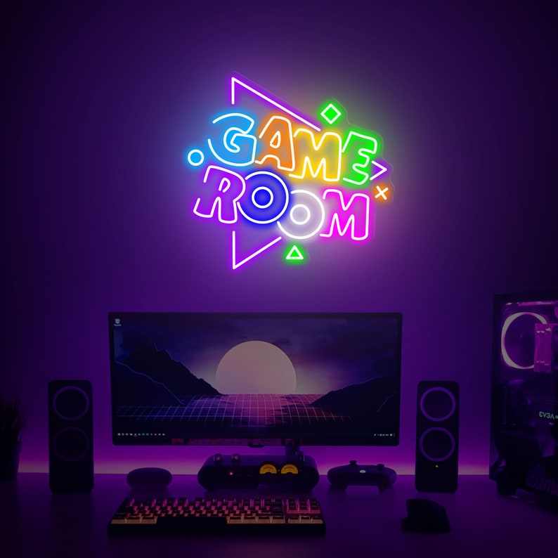 Multi-Color Game Room Neon