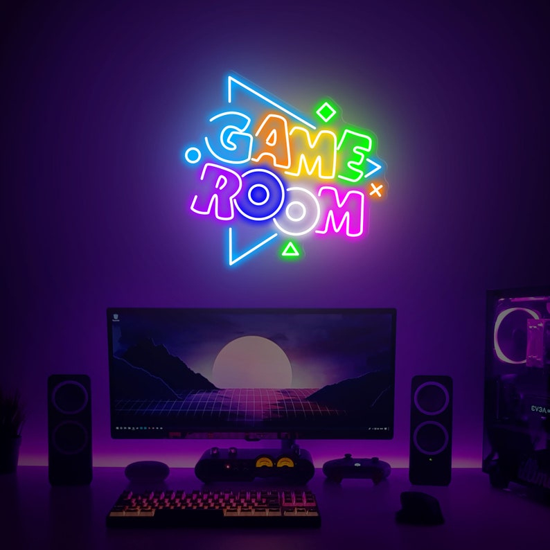 Multi-Color Game Room Neon