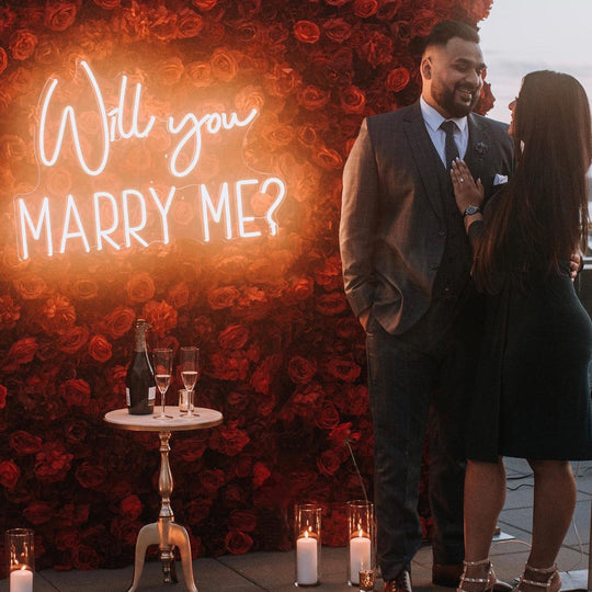 Néon personnalisé pour mariage – Cœur & Prénoms – MYNEONCLUB – Maroc
