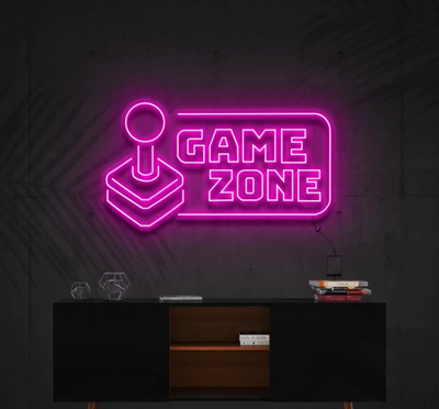 Game Zone neon sign