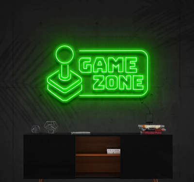 Game Zone neon sign
