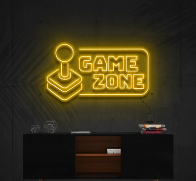 Game Zone neon sign