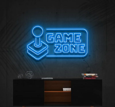 Game Zone neon sign