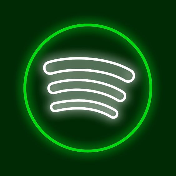 LOGOTIPO DE SPOTIFY Neón 