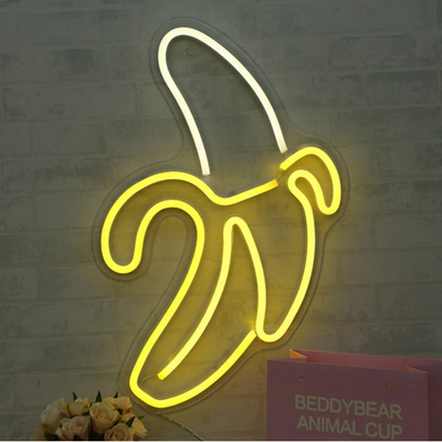 Signe en néon LED  "BANANA"