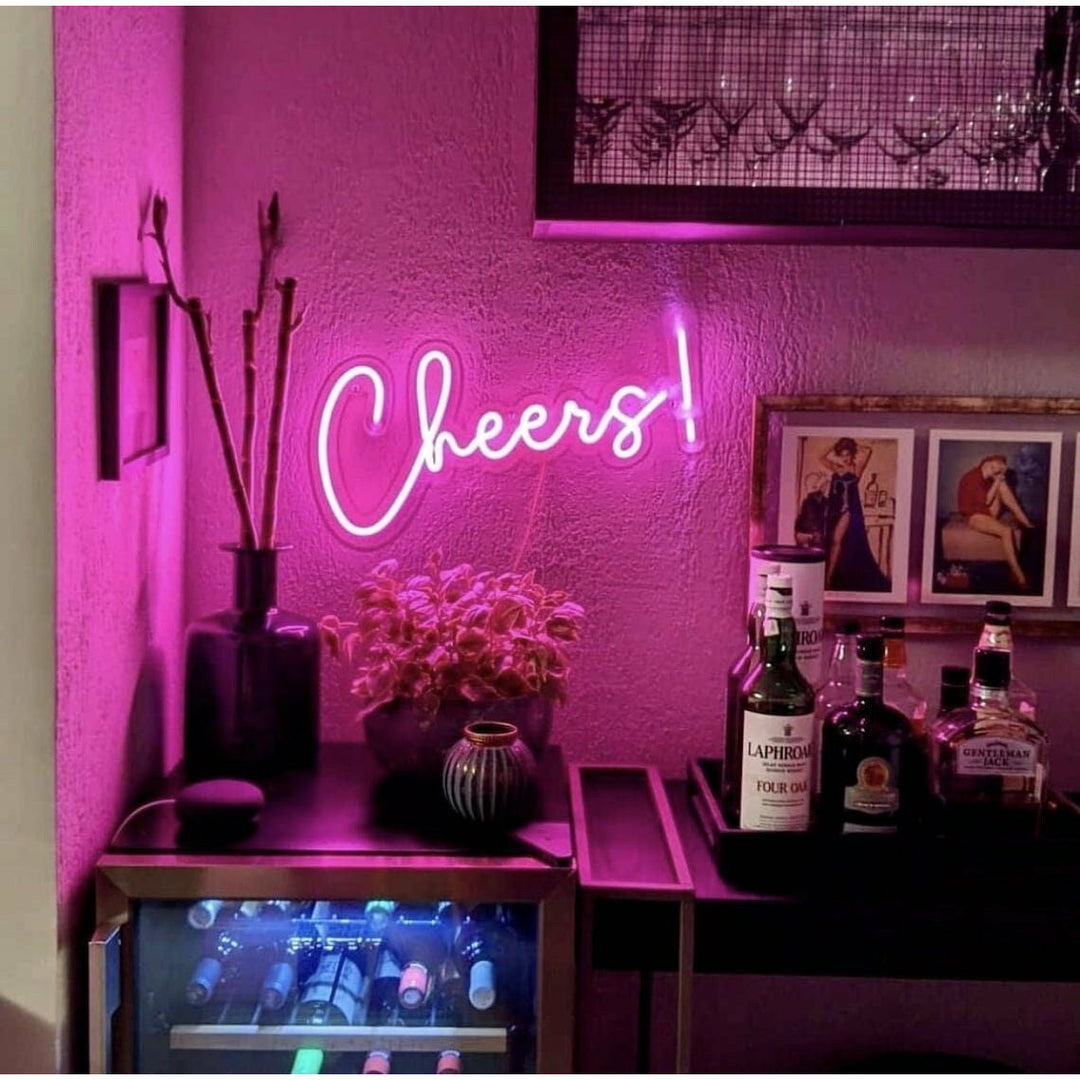 Cheers! Néon Personnalisé | Enseigne LED Au Maroc – MyNeonClub
