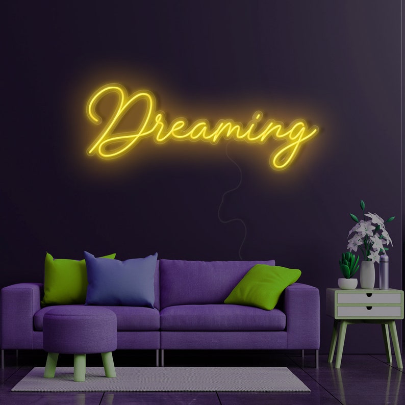 Dreaming neon sign Néon Personnalisé | Enseigne LED Au Maroc – MyNeonClub