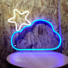 "Cloud-Cloud" LED neon sign