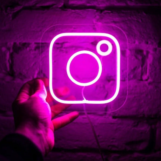 INSTAGRAM Néon Personnalisé | Enseigne LED Au Maroc – MyNeonClub