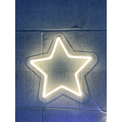 Letrero de neón LED "Estrella-Estrella"