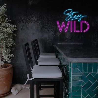 Stay Wild Neon Lights