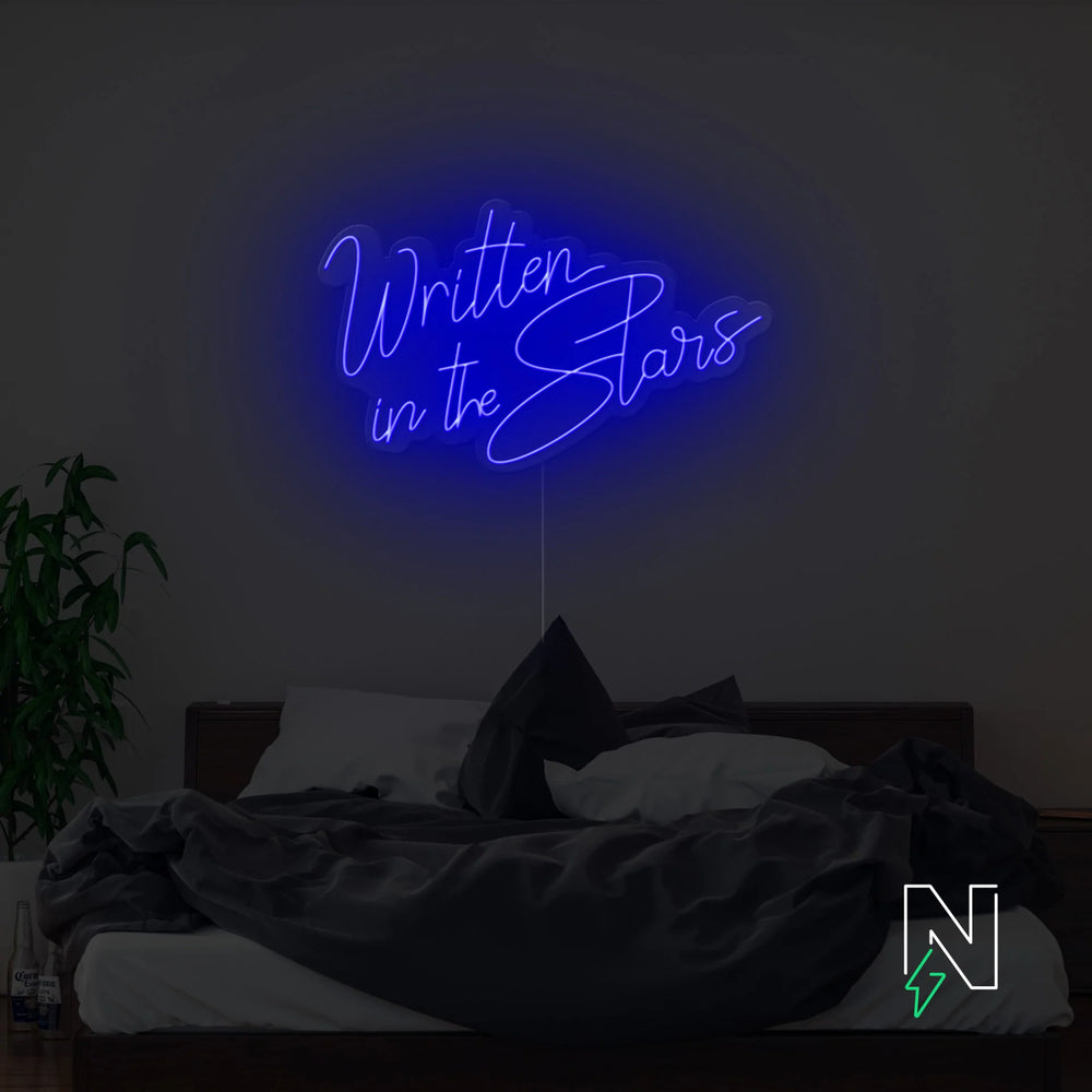 Written In The Stars Néon Personnalisé | Enseigne LED Au Maroc – MyNeonClub