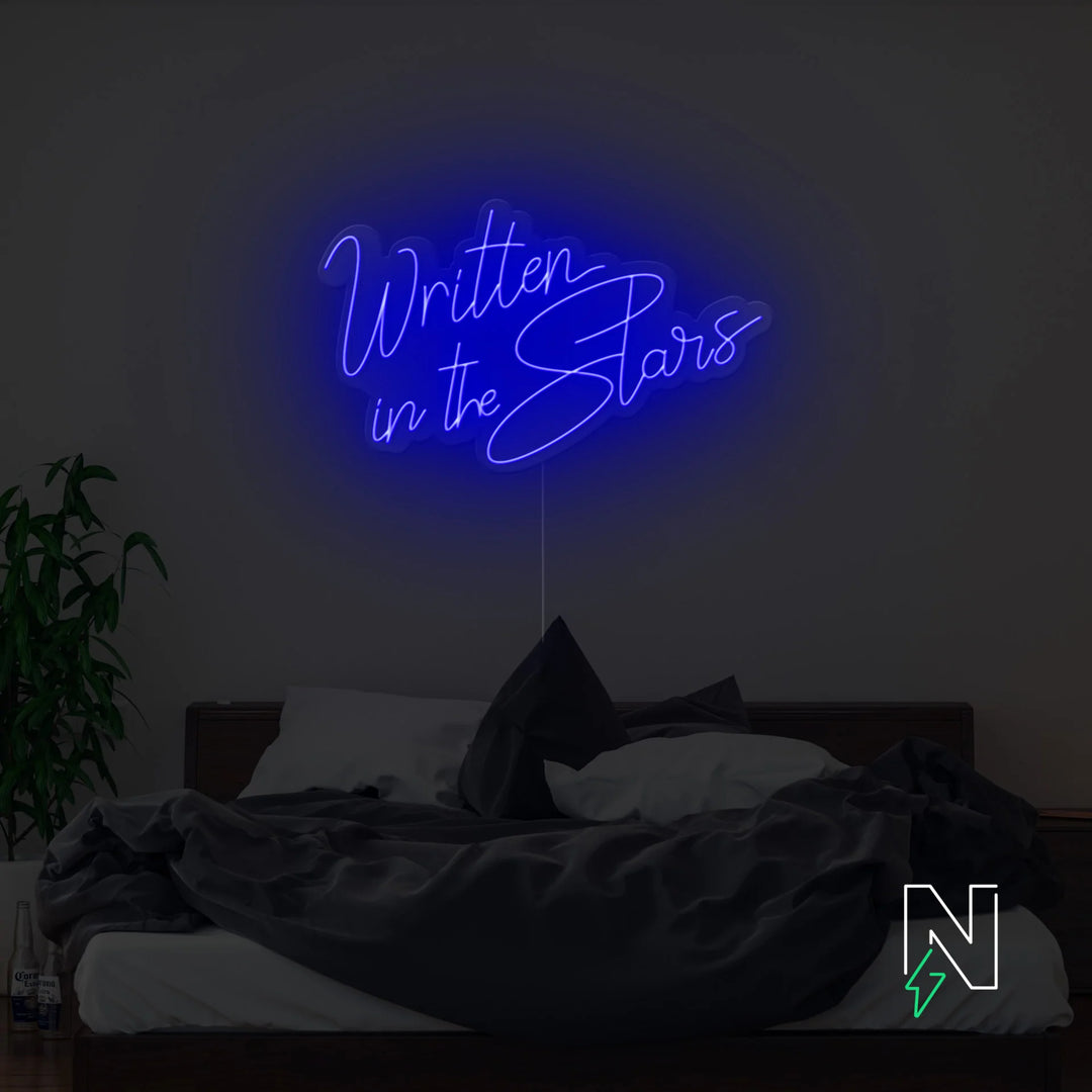 Written In The Stars Néon Personnalisé | Enseigne LED Au Maroc – MyNeonClub