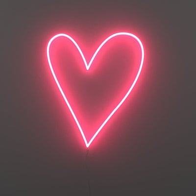 Signe néon LED "Coeur - Heart"