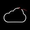 Signe néon LED "Nuage-Cloud"
