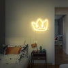 Signe en néon LED  "Crown / Couronne"