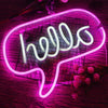 Letrero de neón LED "HOLA"