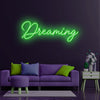 Dreaming neon sign