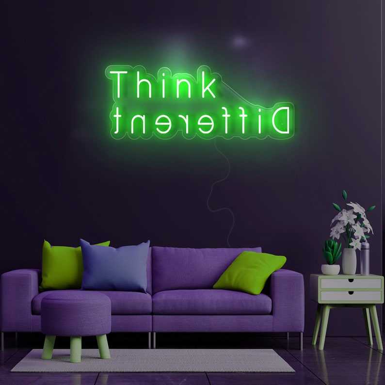 Think Different Neon Sign 