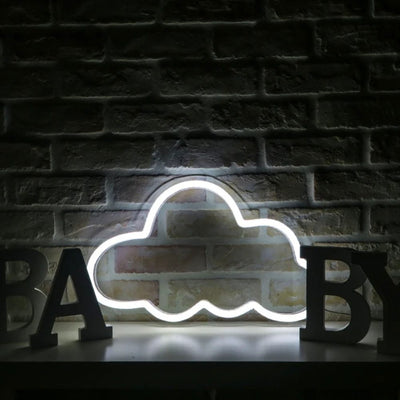 Signe néon LED "Nuage-Cloud"