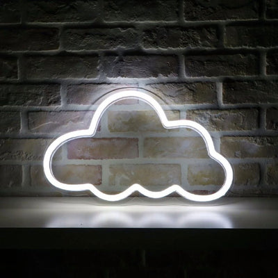Signe néon LED "Nuage-Cloud"
